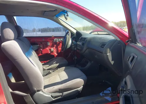 1998 Honda Civic Dx из США, поврежденный, VIN 1HGEJ6227WL089269